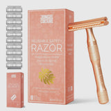 Metallic Safety Razor - Thick Handle