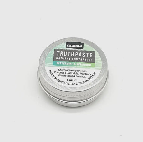 Truthpaste Charcoal: Peppermint & Spearmint (100ml)