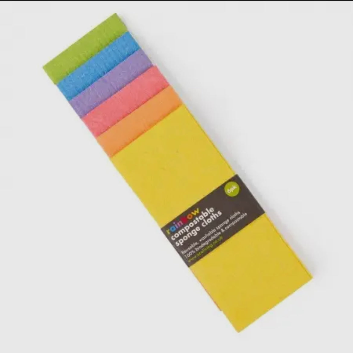 EcoLiving Rainbow Sponge Cloth Wipes