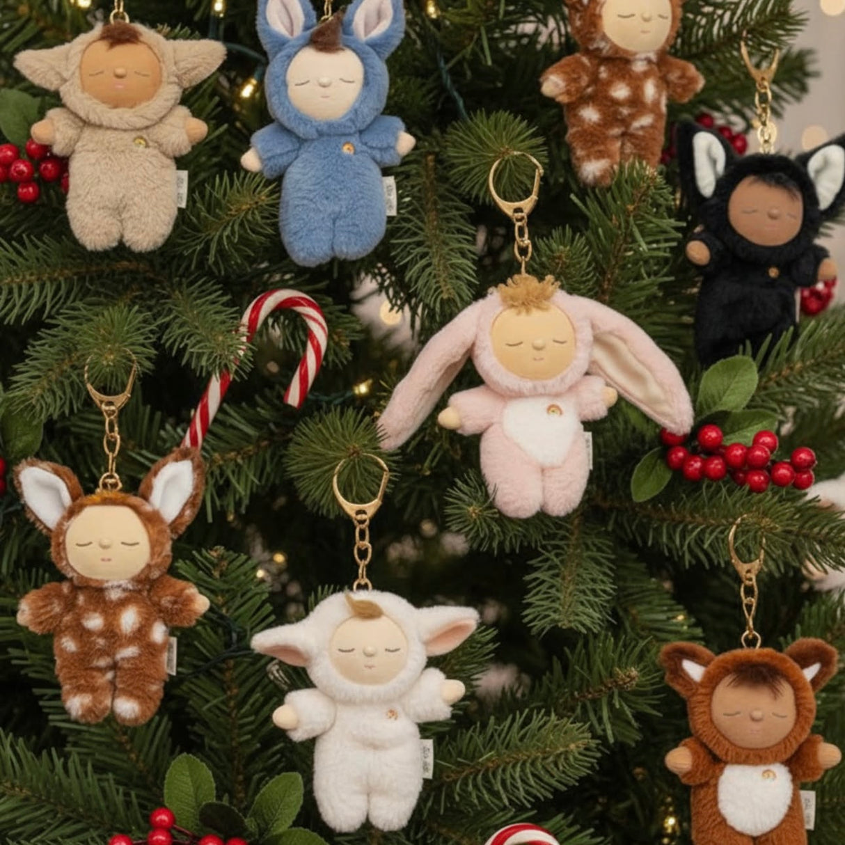 Olli Ella Cozy Bag Charm Bunny Twiggy