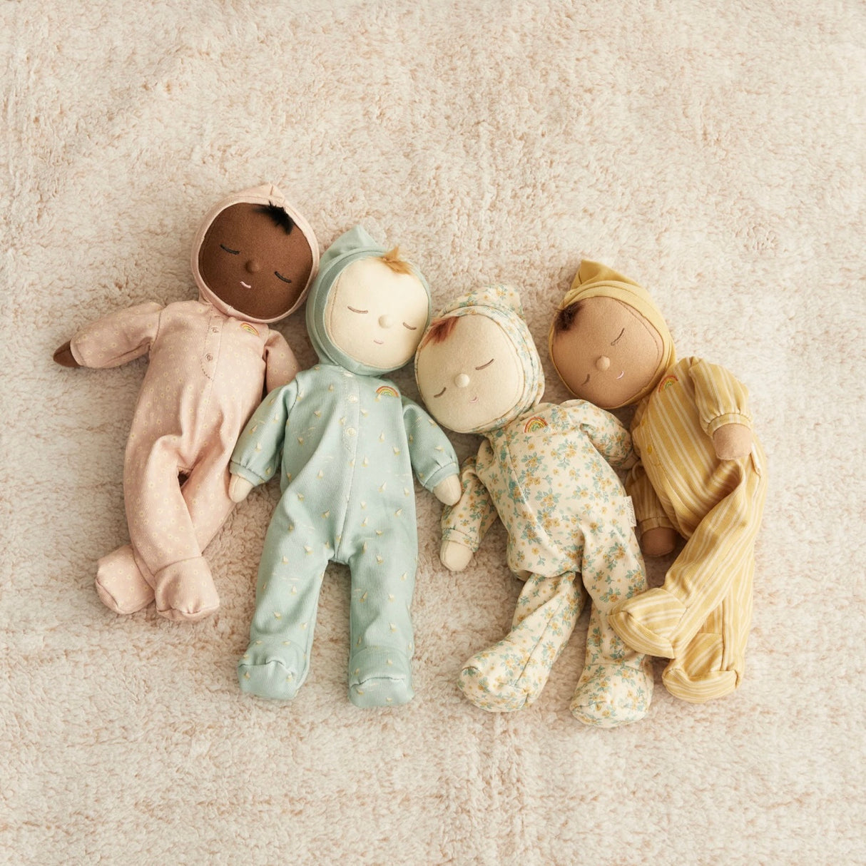 Olli Ella Dozy Dinkum Soft Doll - Pickle Blossom