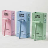 Diamond Grip Jungle Culture Safety Razors | Includes 10x Razor Blades