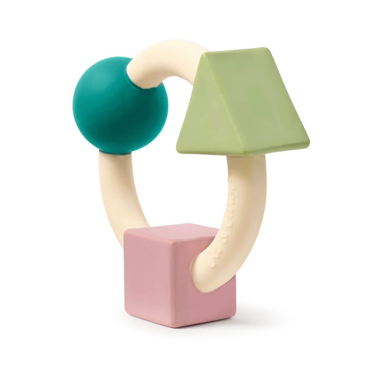 Oli & Carol Bauhaus Movement Teething Ring - Pastel