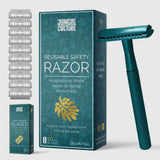 Diamond Grip Jungle Culture Safety Razors | Includes 10x Razor Blades