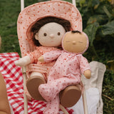 Olli Ella Dozy Dinkum Soft Doll - Strawberry Pip