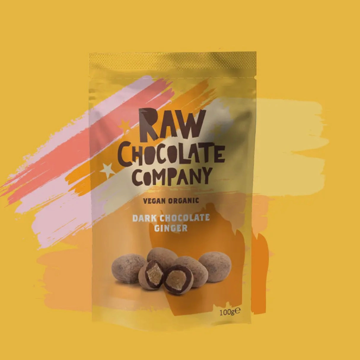 The Raw Chocolate Company Dark Chocolate Ginger