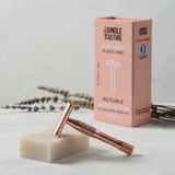 Metallic Safety Razor - Thick Handle
