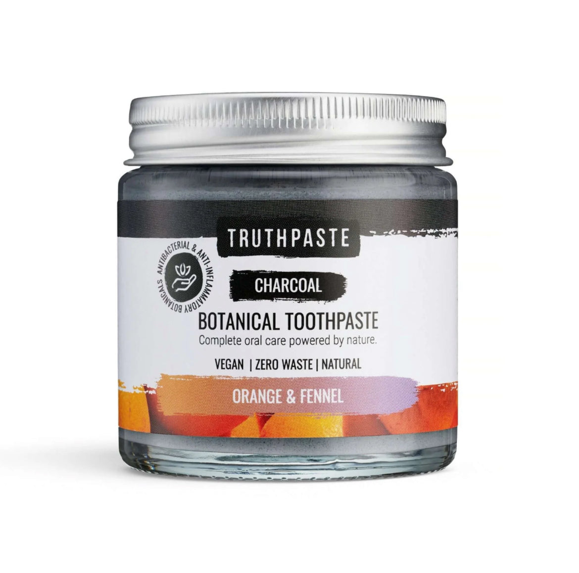 Truthpaste Charcoal: Fennel & Orange (100ml)