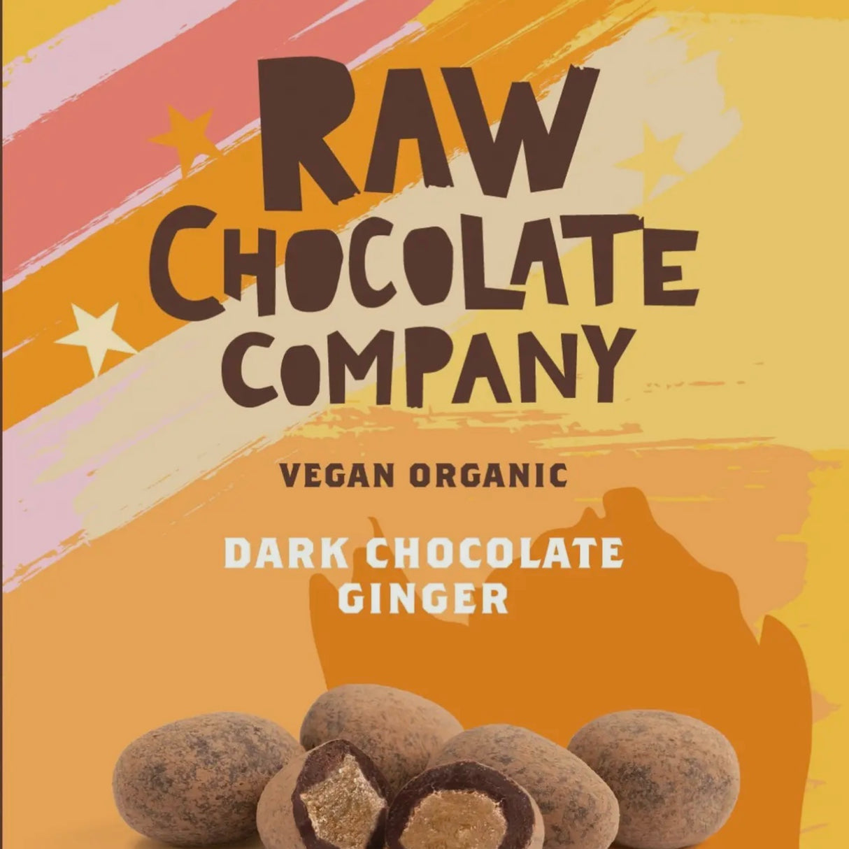 The Raw Chocolate Company Dark Chocolate Ginger