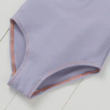 Grass & Air Ribbed Kids Long Sleeve Swimsuit