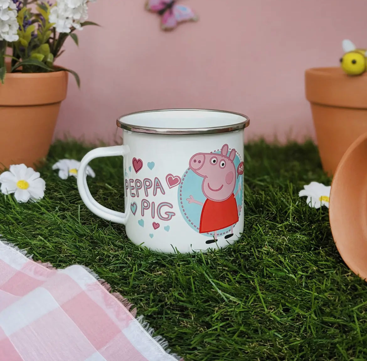 Peppa Pig Time To Party Enamel Mug