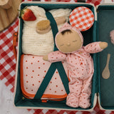 Olli Ella Dozy Dinkum Soft Doll - Strawberry Pip
