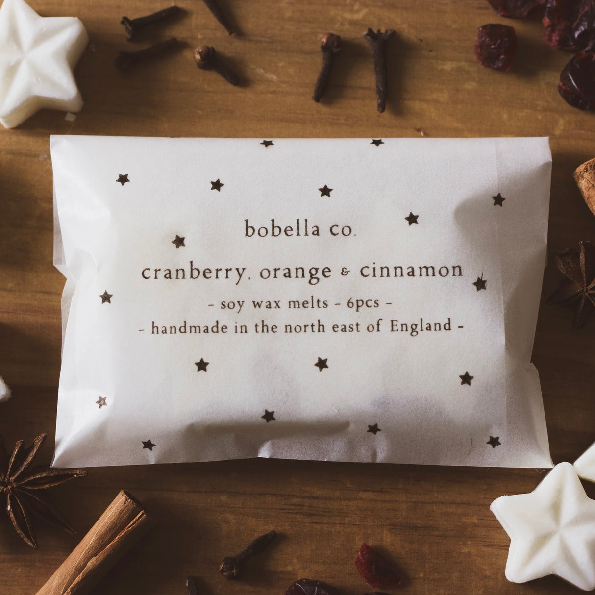 Bobella Cranberry, Orange & Cinnamon Wax Melts