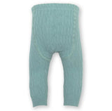 Cable Knit Leggings Aloe Green