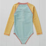 Grass & Air Ribbed Kids Long Sleeve Swimsuit