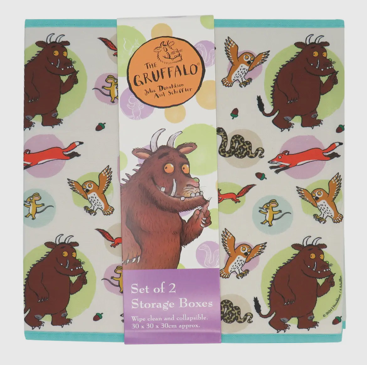 Gruffalo Fabric Storage Cubes – Pack of Two