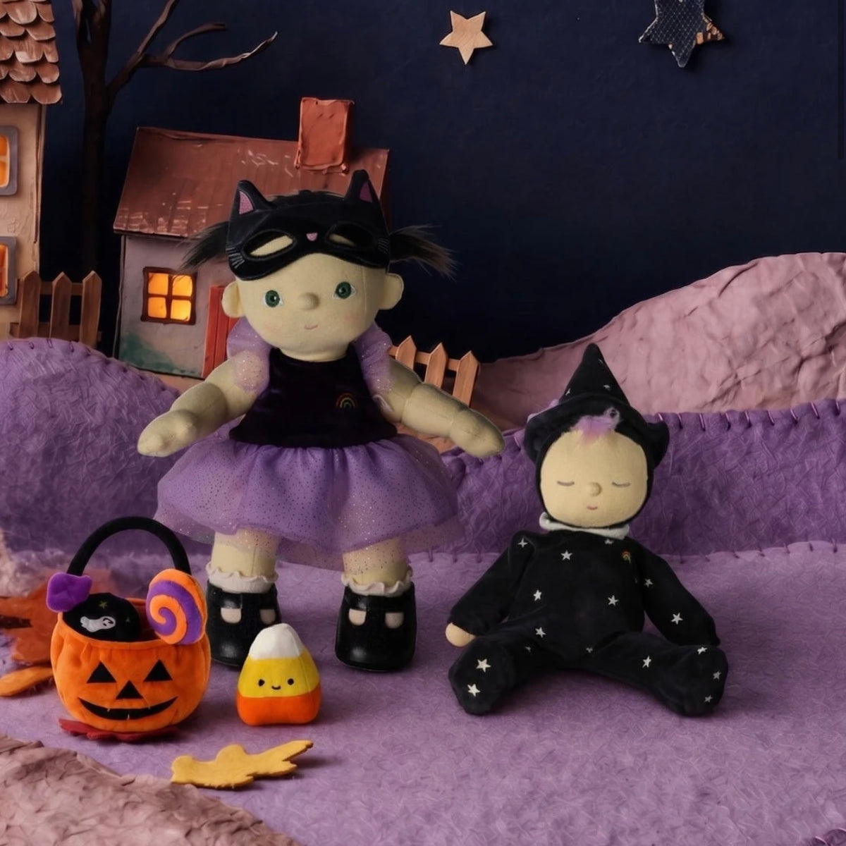 Olli Ella Dozy Dinkum Soft Doll - Willa Witch