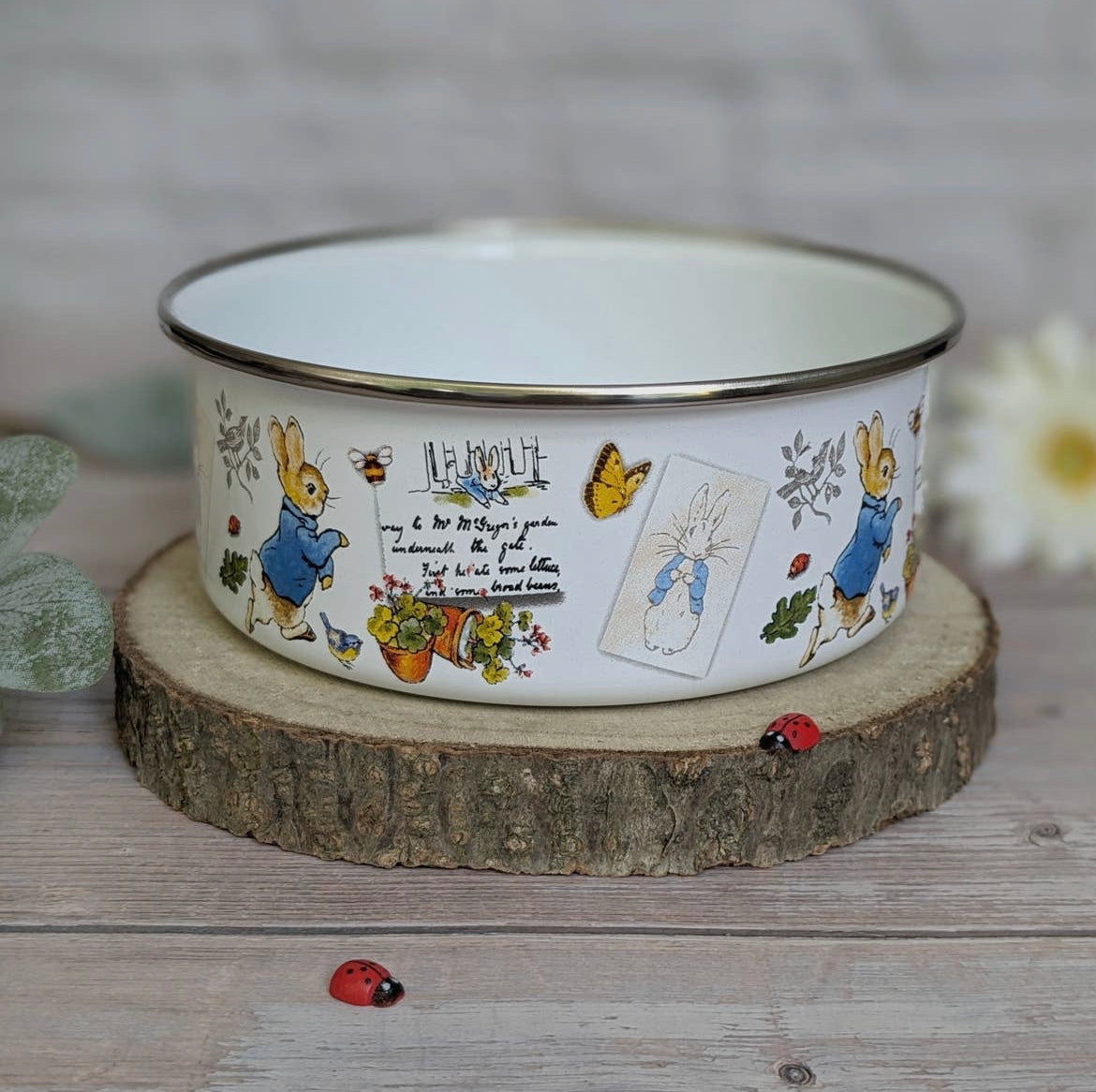 Peter Rabbit Enamel Bowl