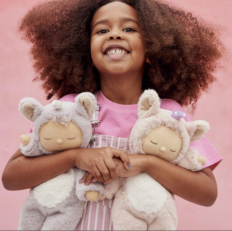 Olli Ella Cozy Dinkum Unicorn Doll - Sugarpie