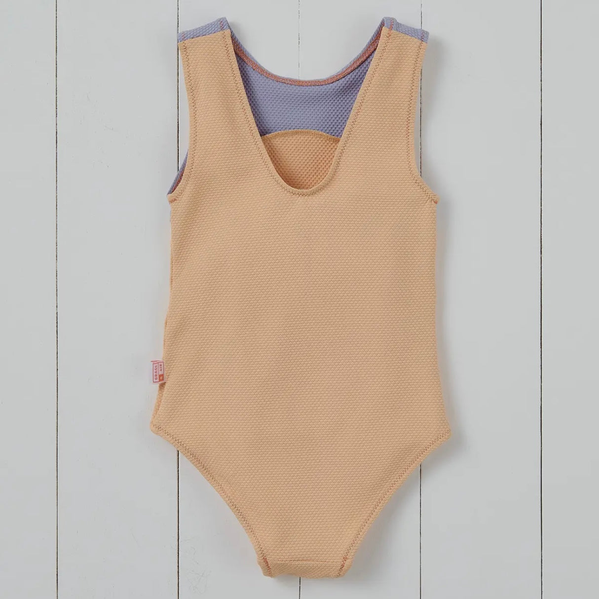 Grass & Air Ribbed Kids Swimsuit