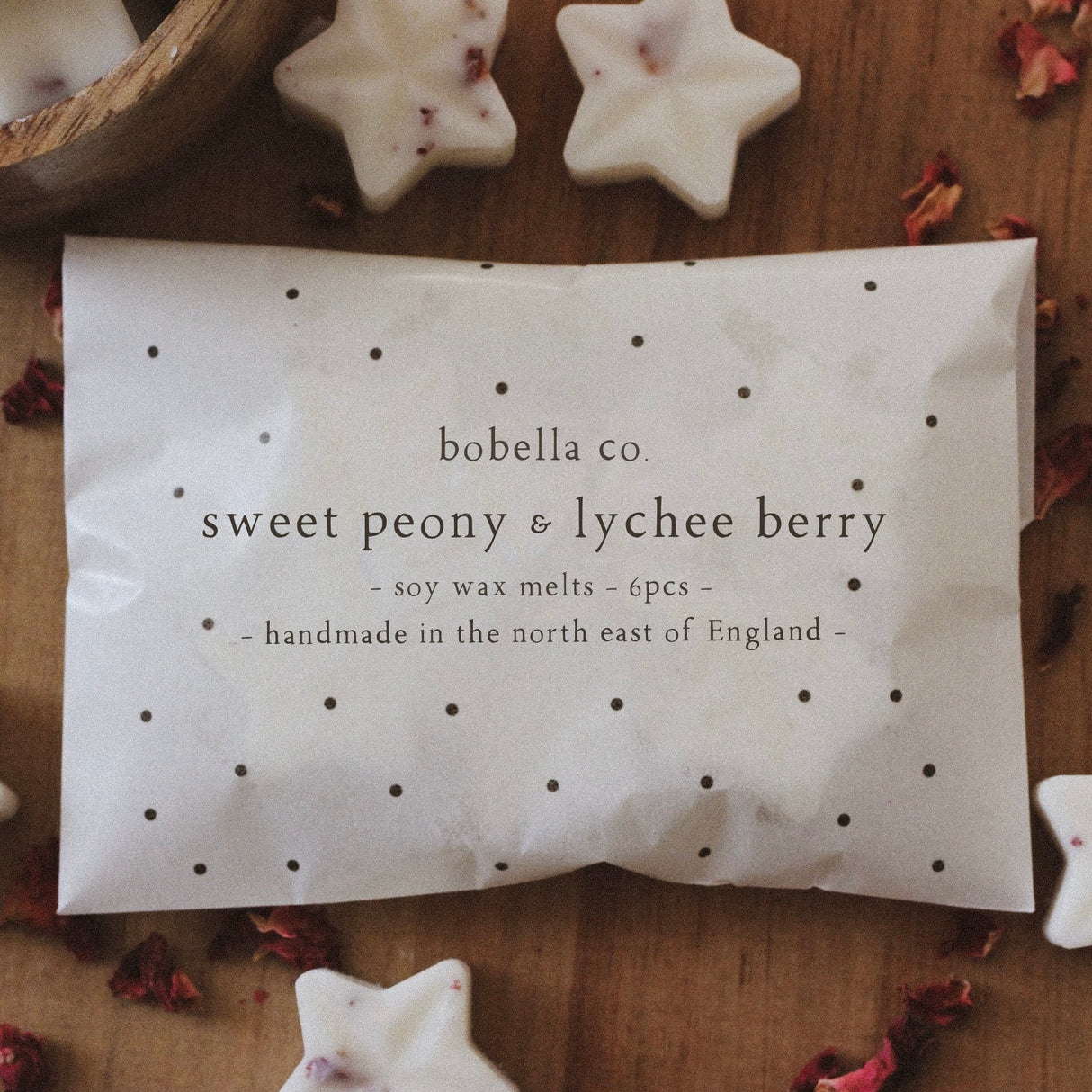 Bobella Sweet Peony & Lychee Berry Soy Wax Melts