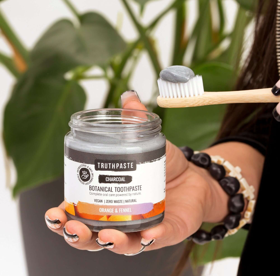 Truthpaste Charcoal: Fennel & Orange (100ml)