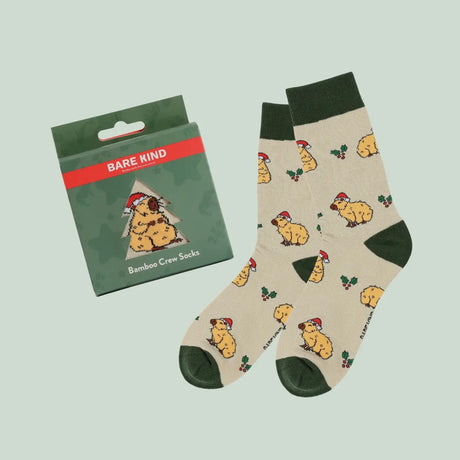 Christmas Baubles Bamboo Socks