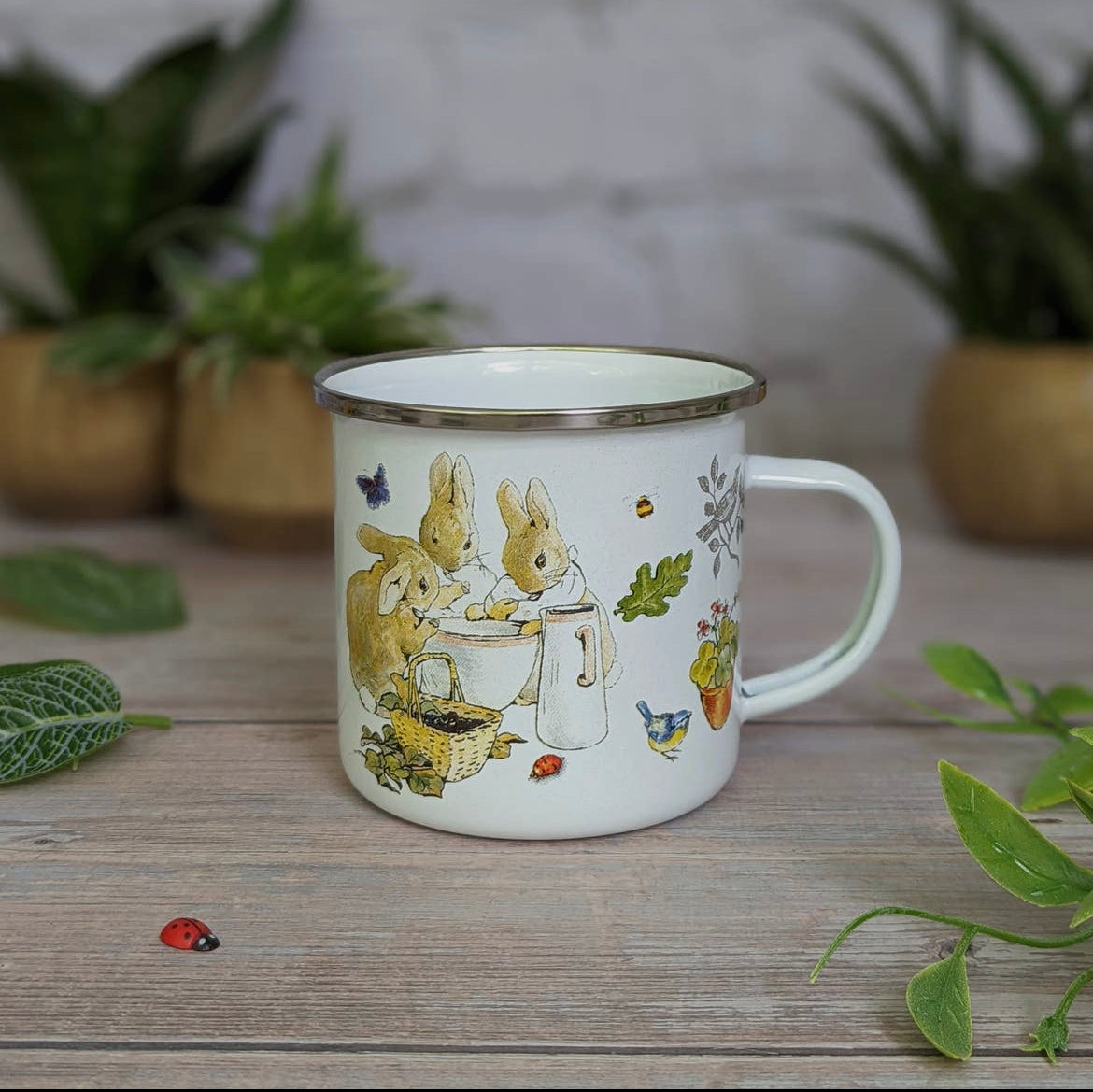Beatrix Potter's Flopsy Bunny Enamel Mug
