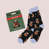 Christmas Baubles Bamboo Socks