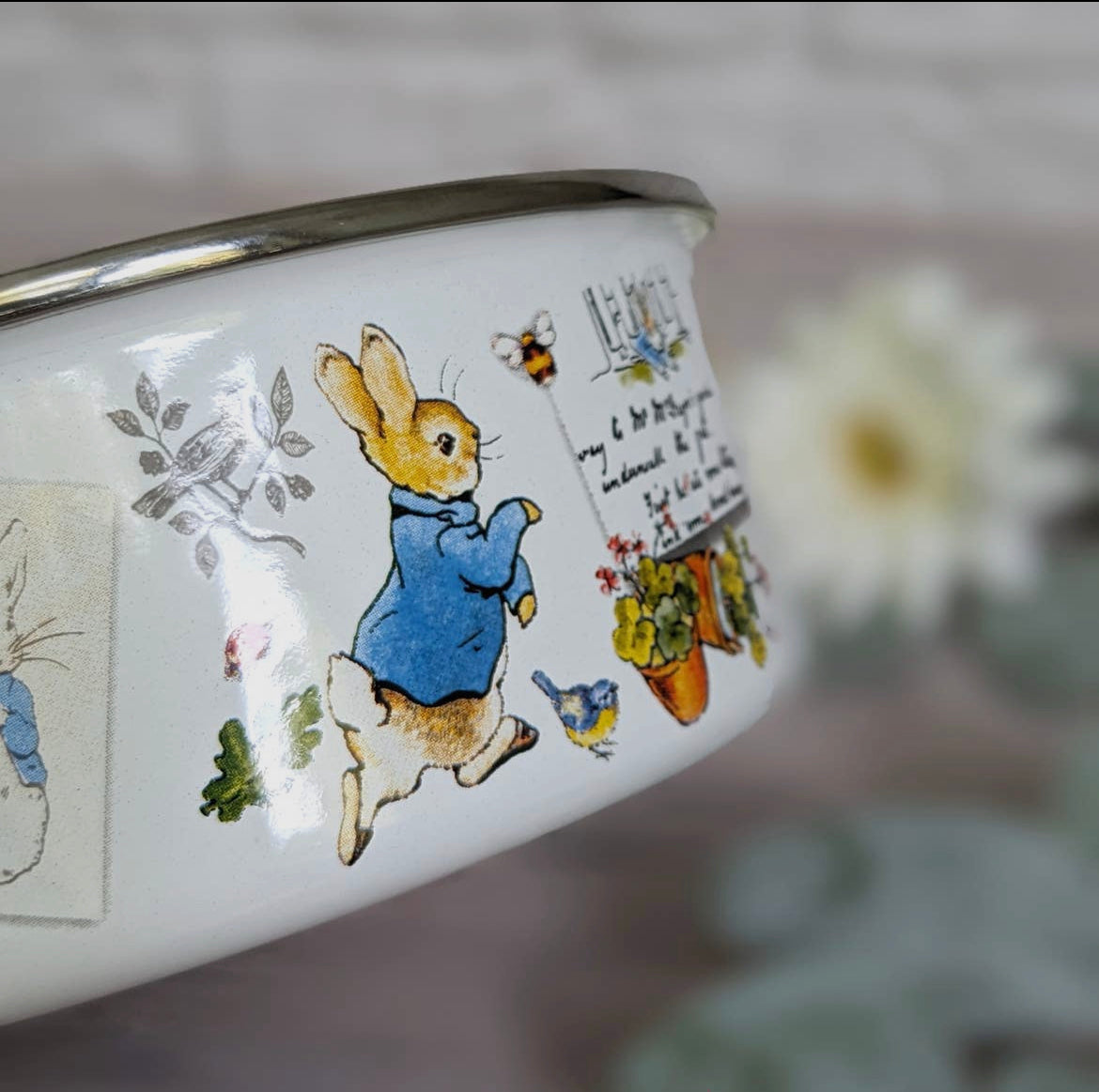 Peter Rabbit Enamel Bowl