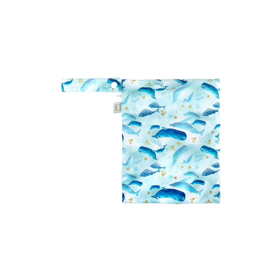 Little Lamb Small Double Pocket Wet Bag