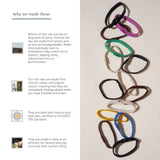 Plastic Free Hair Ties - 6 Pack