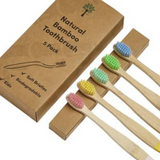 Bamboo Toothbrushes, Multi Pack