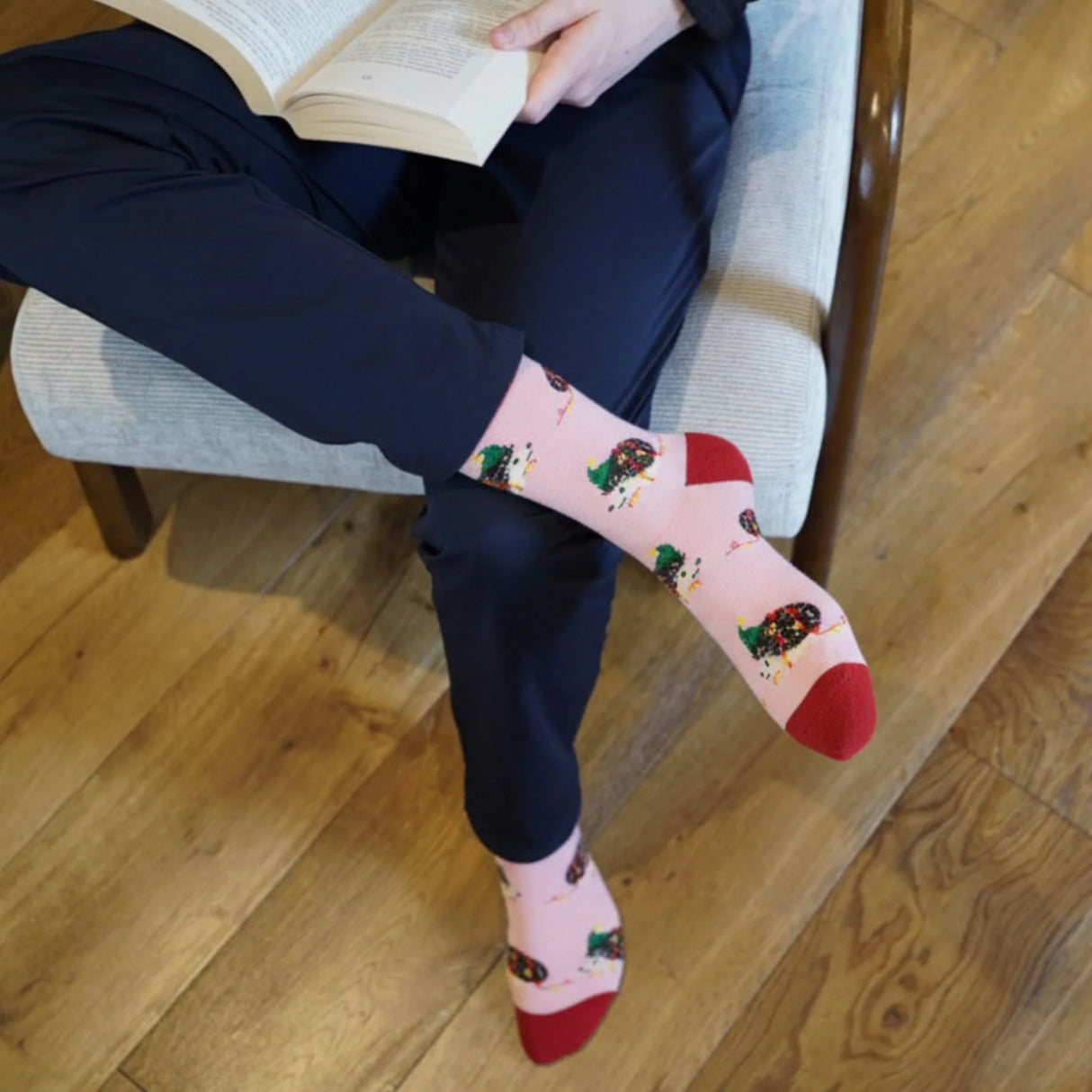 Save the Christmas Hedgehog Bamboo Socks