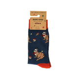 Save the Christmas Otter Bamboo Socks
