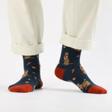 Save the Christmas Otter Bamboo Socks