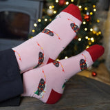 Save the Christmas Hedgehogs Bamboo Socks