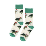Save the Christmas Turtle Bamboo Socks