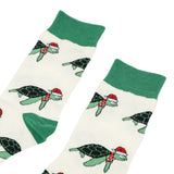 Save the Christmas Turtle Bamboo Socks