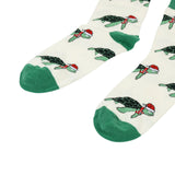 Save the Christmas Turtle Bamboo Socks