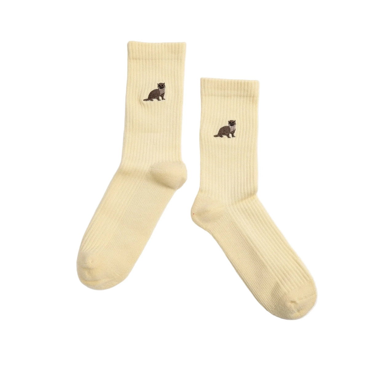 Save the Otter Ribbed Bamboo Socks