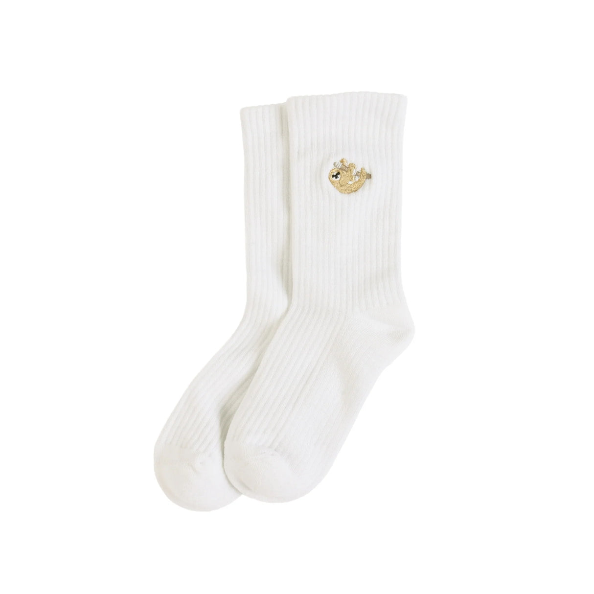 Save the Sloth Ribbed Bamboo Socks