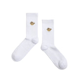 Save the Sloth Ribbed Bamboo Socks