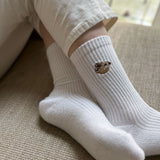 Save the Sloth Ribbed Bamboo Socks