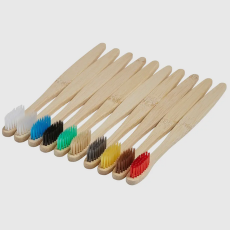 Bamboo Toothbrushes, Multi Pack