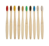 Bamboo Toothbrushes, Adult, Pack of 10