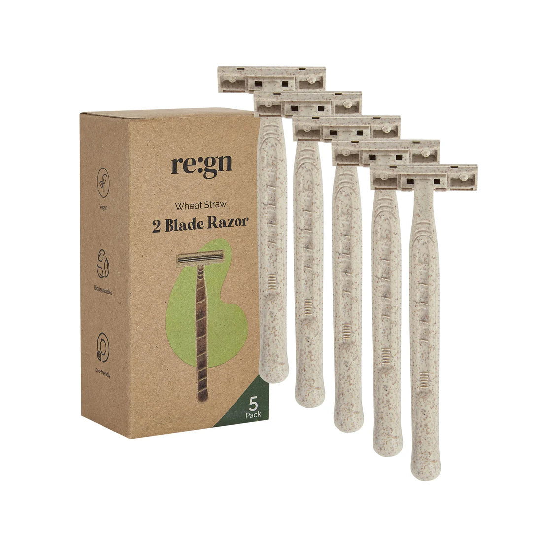 Biodegradable Disposable Razors - Made from Wheat Straw