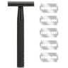 Metallic Safety Razor with 5 Blades