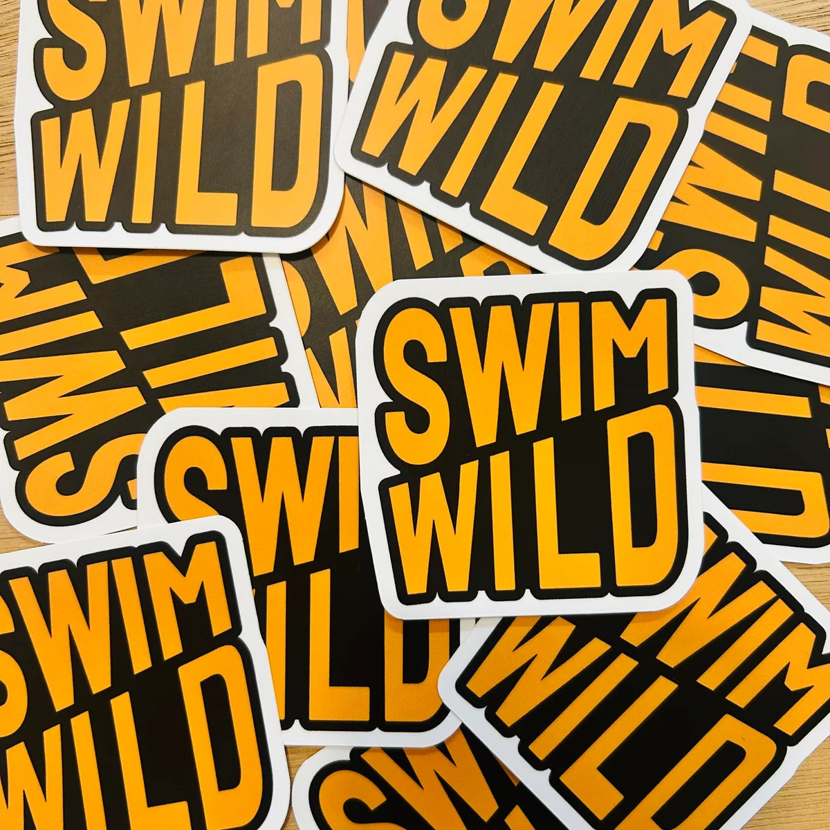 Swim Wild Sticker