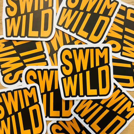 Swim Wild Sticker